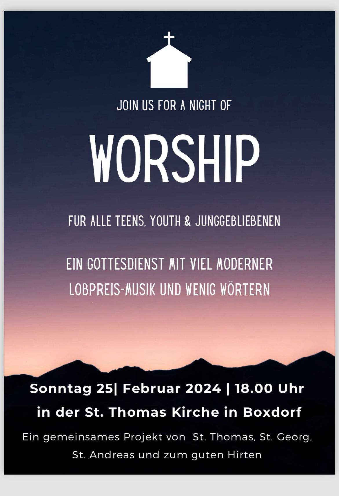 Worship Gottesdienst 25.02.2024