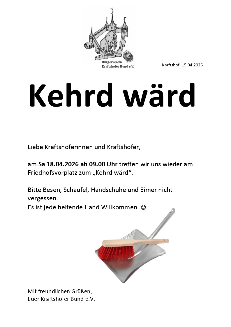 Kehrd wärd 18.04.2026